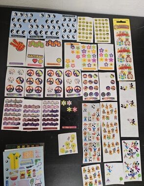 Lot of Stickopotamus & Sandylion Stickers Some New Some Used